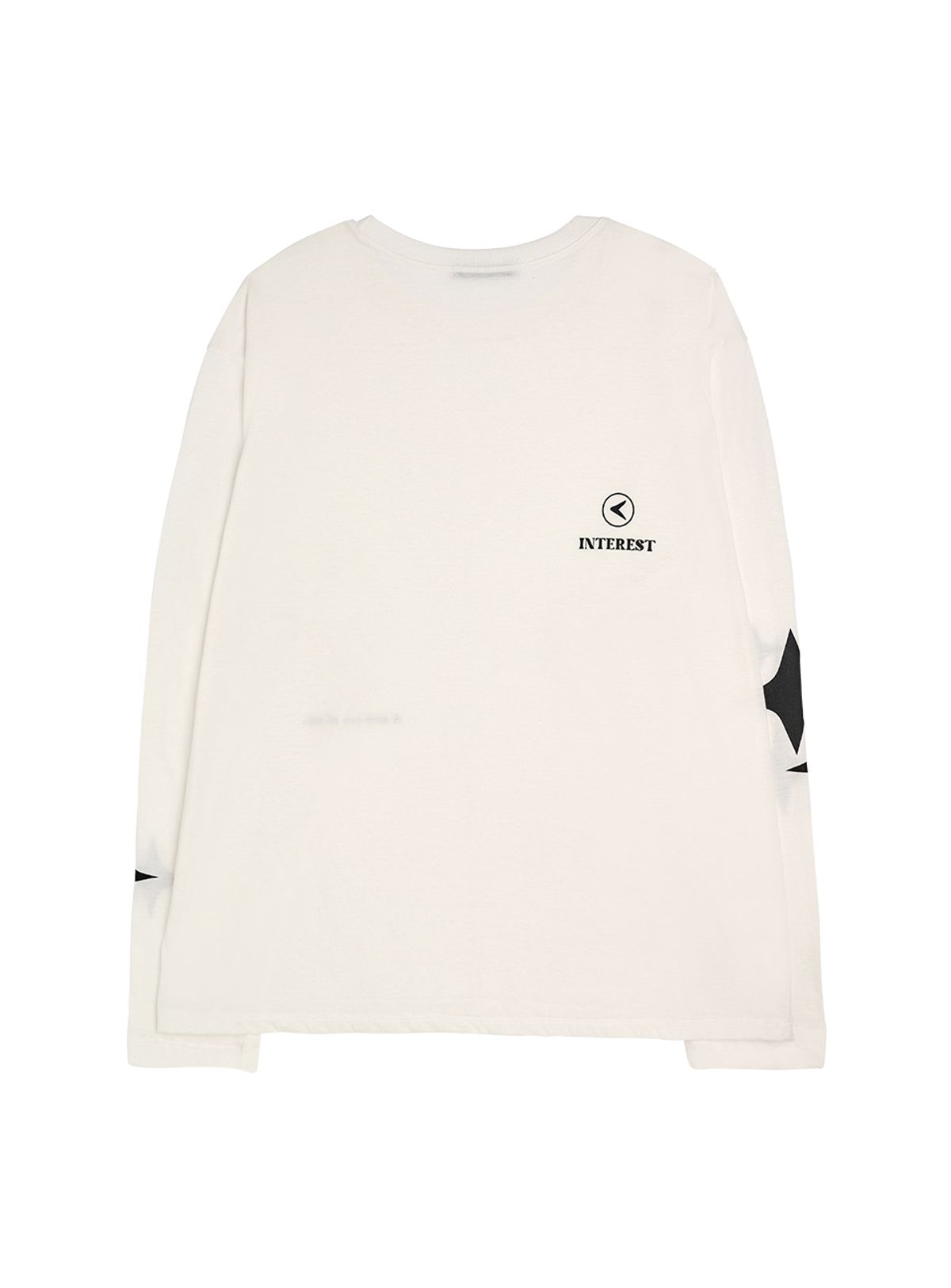 인터레스트(INTEREST) SHINNING PRINT TOP_WHITE