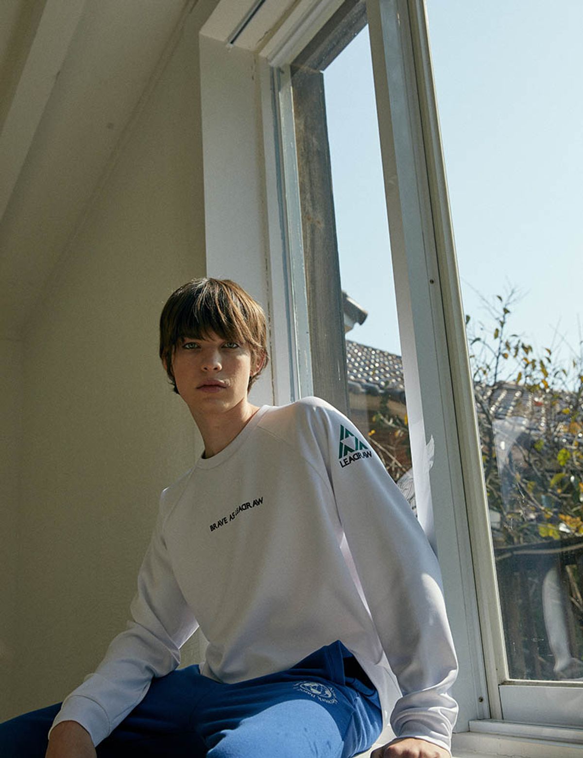 리드로(LEADRAW) Lucky Tiger Sweatshirts _ White