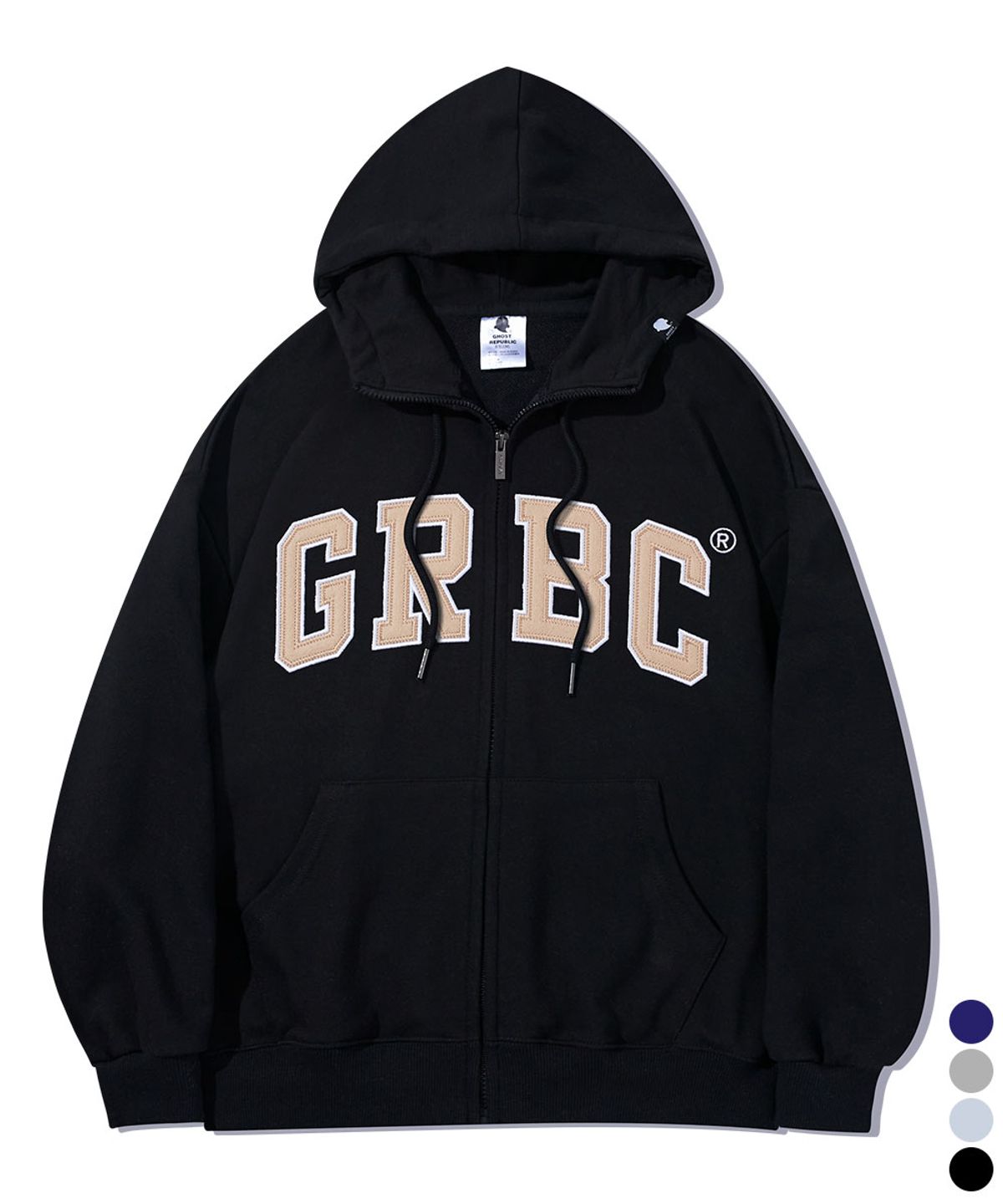 고스트리퍼블릭 주니어(GHOST REPUBLIC JUNIOR) 주니어 GRBC 빅 패치 오버핏 후드집업 JHZ-J269