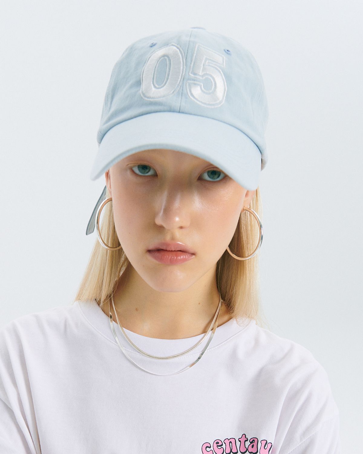 센토르(CENTAUR.KR) CENTAUR ROSE 05 BALL CAP_SKY BLUE