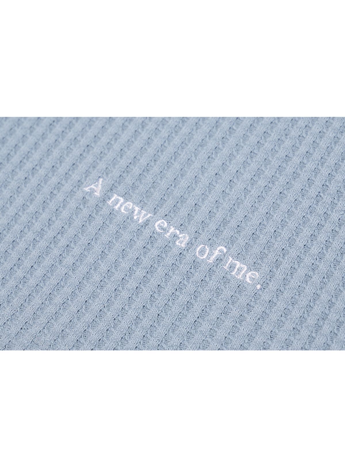 인터레스트(INTEREST) CROIFFLE POLO SHIRT_BABY BLUE