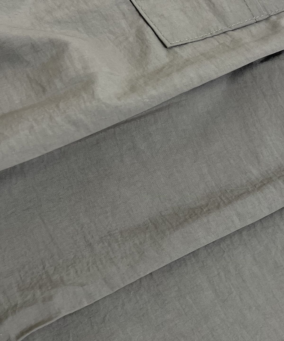 스케이터락(SK8ER ROCK) Knee tuck cargo nylon wide pants dimgray
