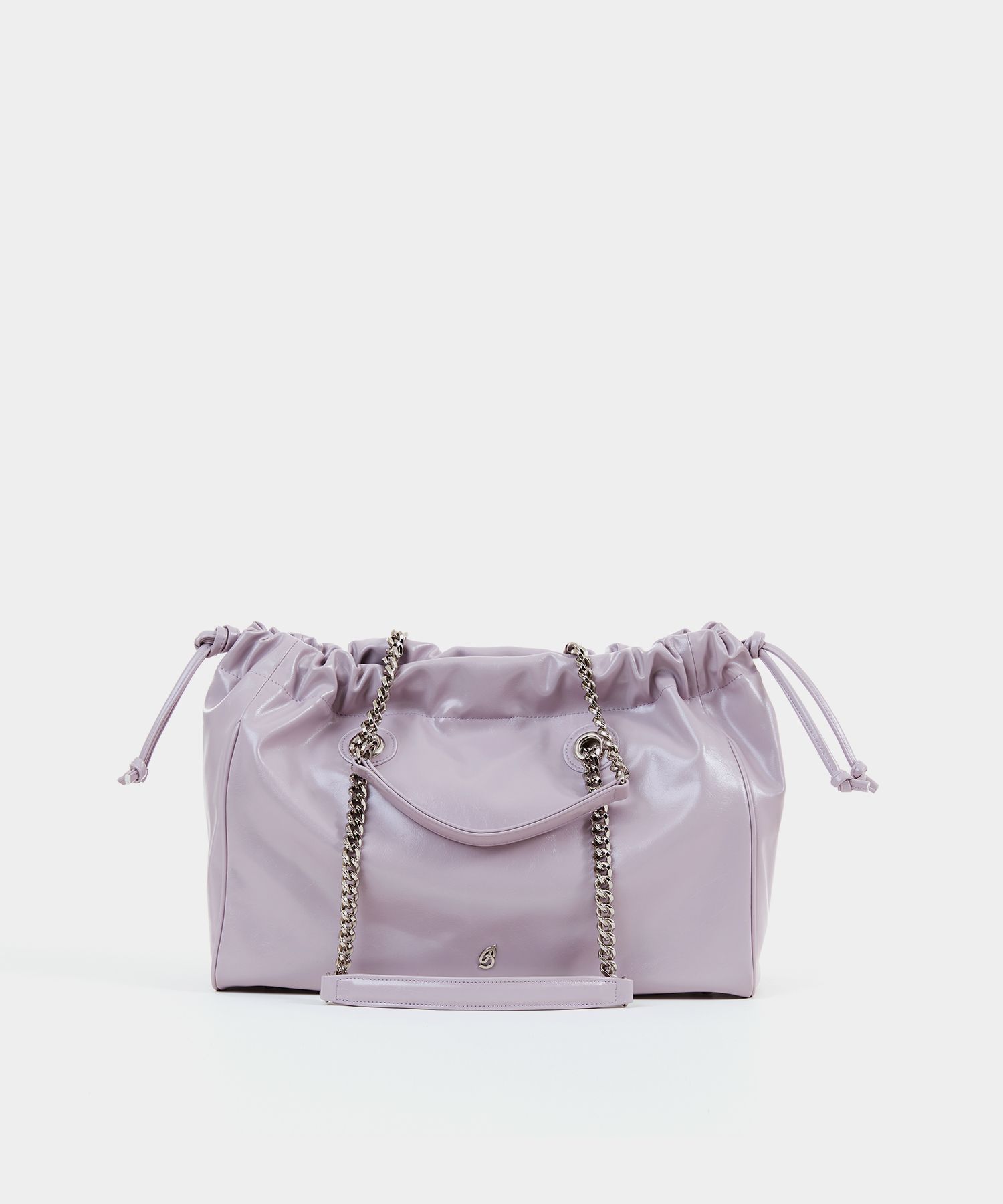 MUSINSA公式 | BADGIGI Chain Square Trowstring Bag Purple