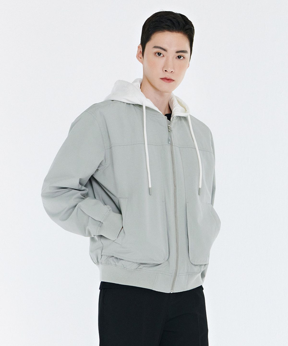 체이스컬트(CHASECULT) 공용 디테쳐블 항공 점퍼-CARU4111B0E