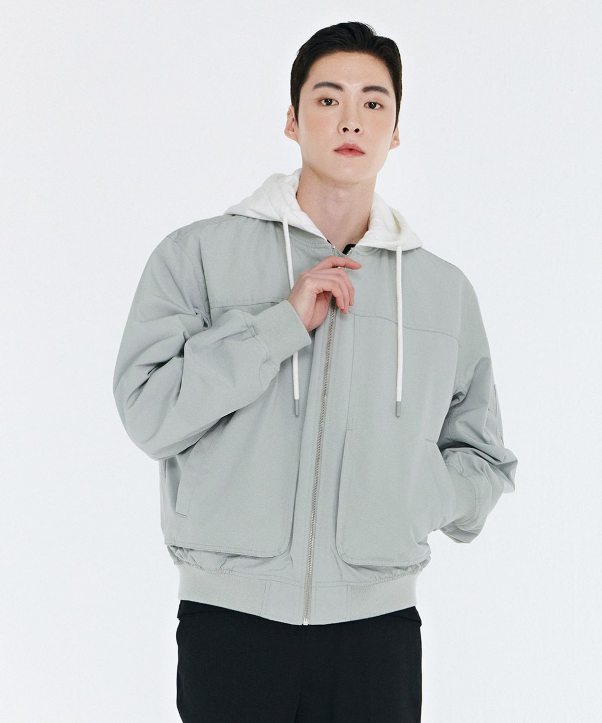 체이스컬트(CHASECULT) 공용 디테쳐블 항공 점퍼-CARU4111B0E