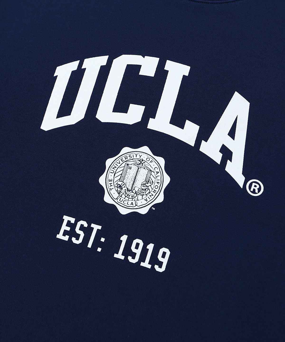 유씨엘에이(UCLA) 아치 로고 스웨트셔츠[NAVY](UZ3LT03_45)
