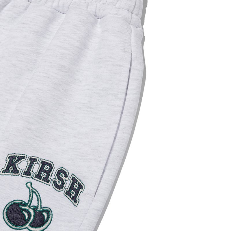 [ KIRSH ]★ARCH CHERRY LOGO SWEAT SET-UP PANTS MUSINSA公式 | KIRSH Arch Cherry Logo Sweat Setup Pants