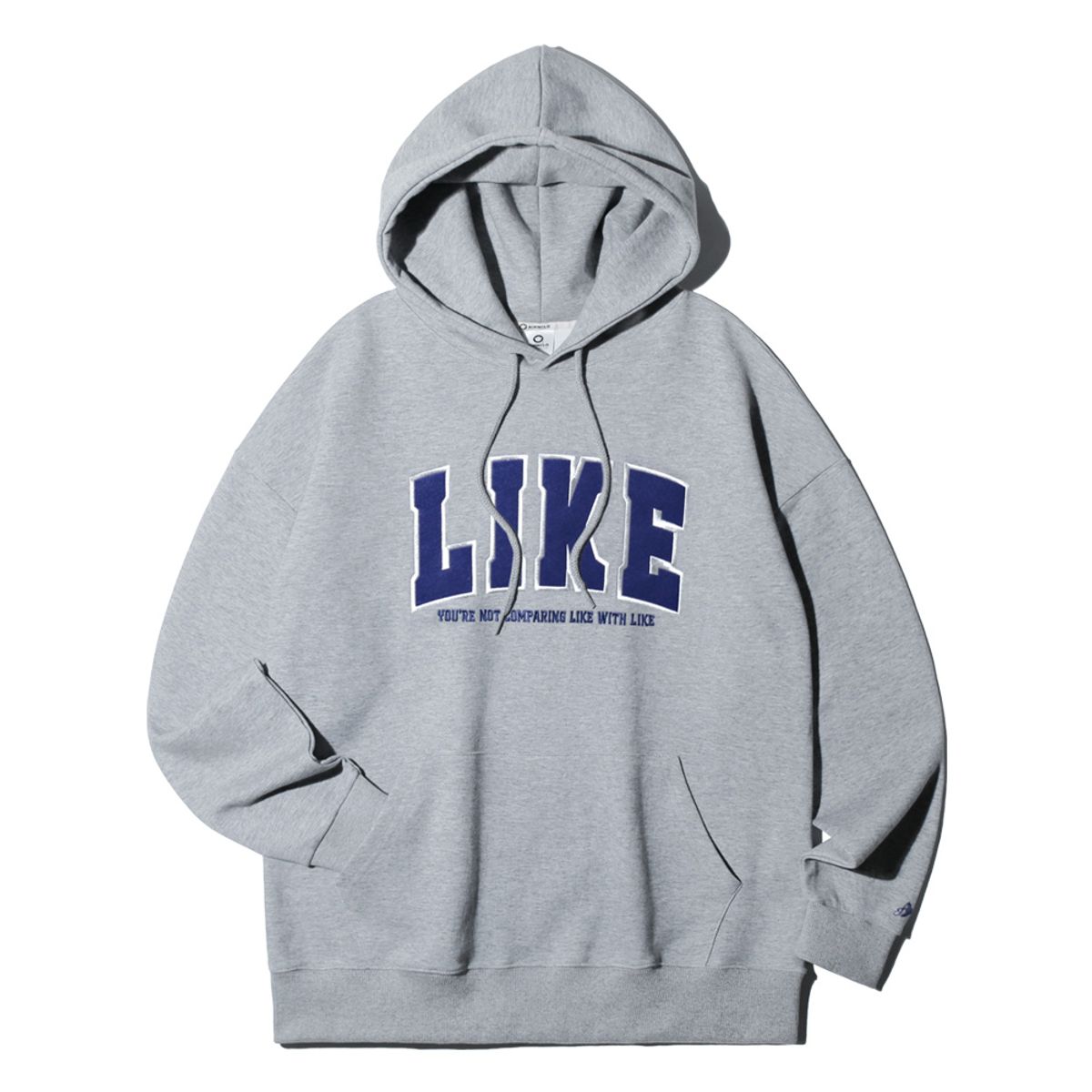 앨빈클로(ALVINCLO) 2XL~4XL 빅사이즈  LIKE 오버핏 후드티 BE5838 4컬러