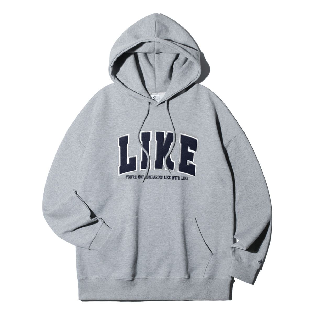 앨빈클로(ALVINCLO) 2XL~4XL 빅사이즈  LIKE 오버핏 후드티 BE5838 4컬러