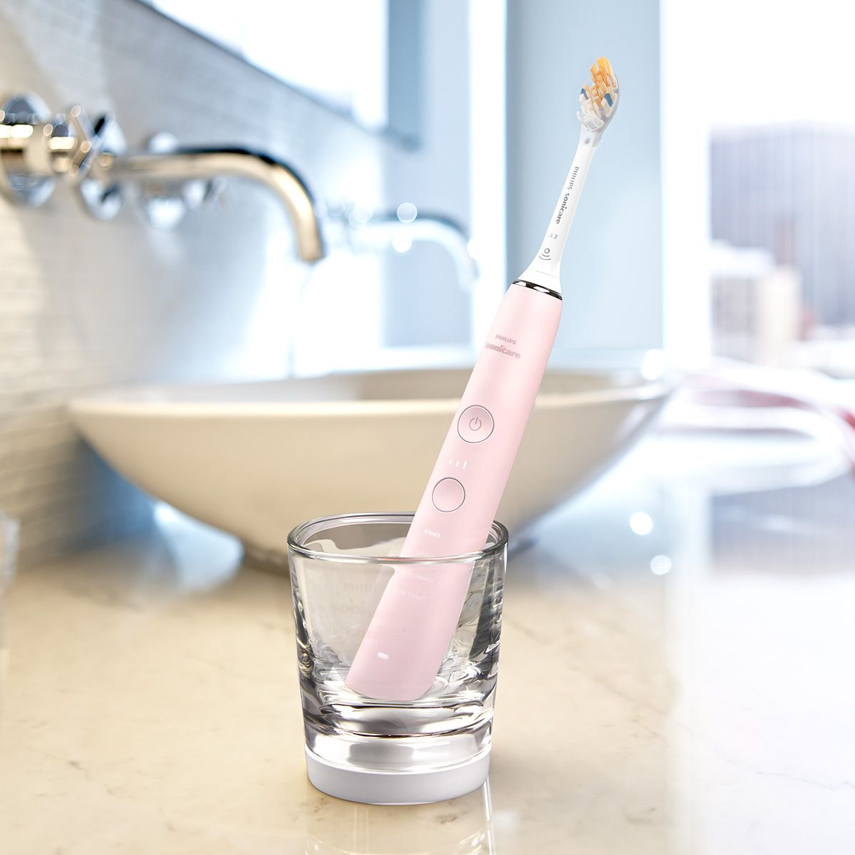 소닉케어(SONICARE) 다이아몬드클린 핑크 HX9914/76