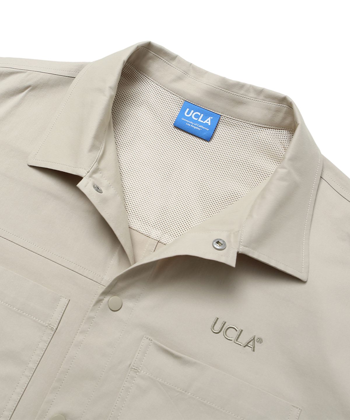 유씨엘에이(UCLA) 카고 셋업셔츠[BEIGE](UZ3LS02_25)