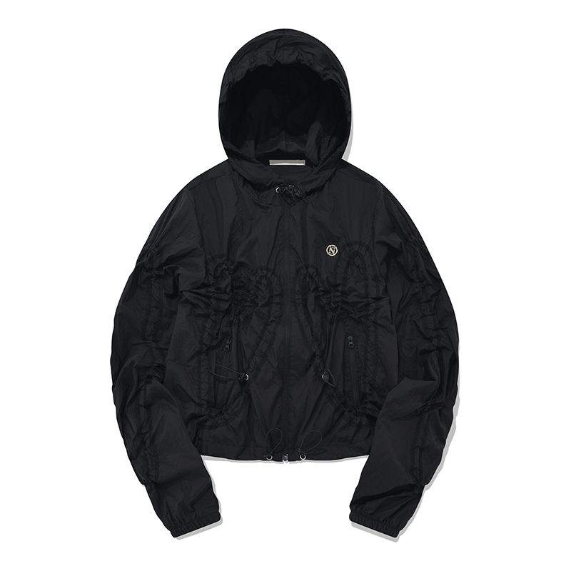 [ KIRSH ]★COLLECTION HEART SHIRRING JACKET MUSINSA | KIRSH Collection Heart Shirring Jacket [Black]