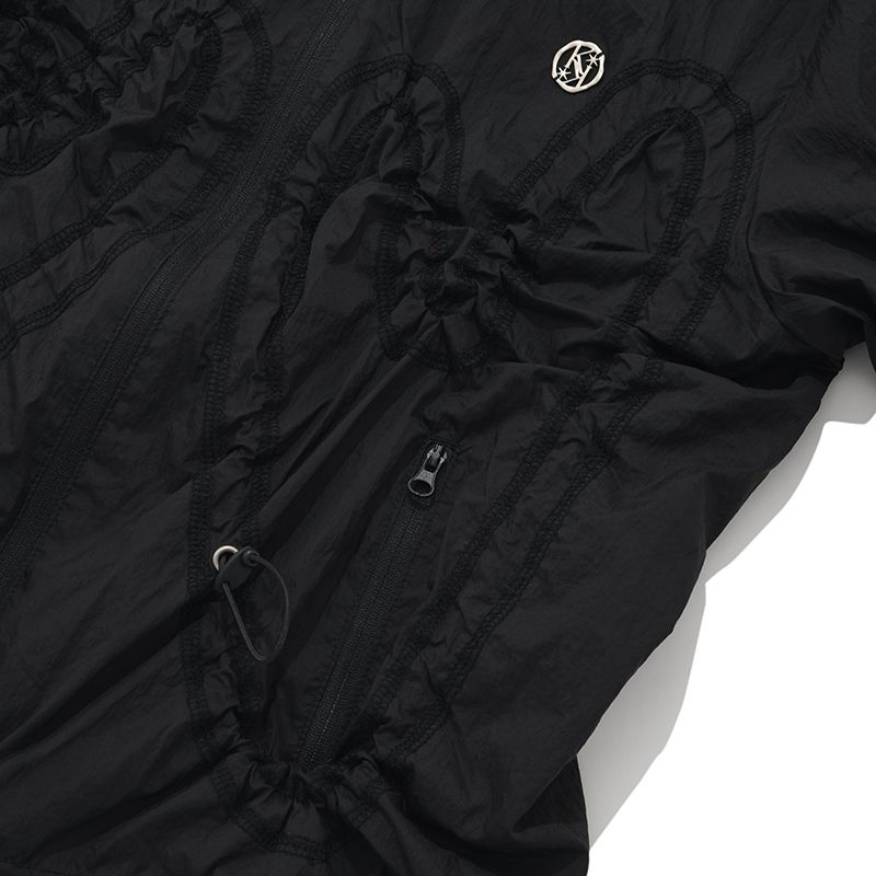 [ KIRSH ]★COLLECTION HEART SHIRRING JACKET MUSINSA | KIRSH Collection Heart Shirring Jacket [Black]