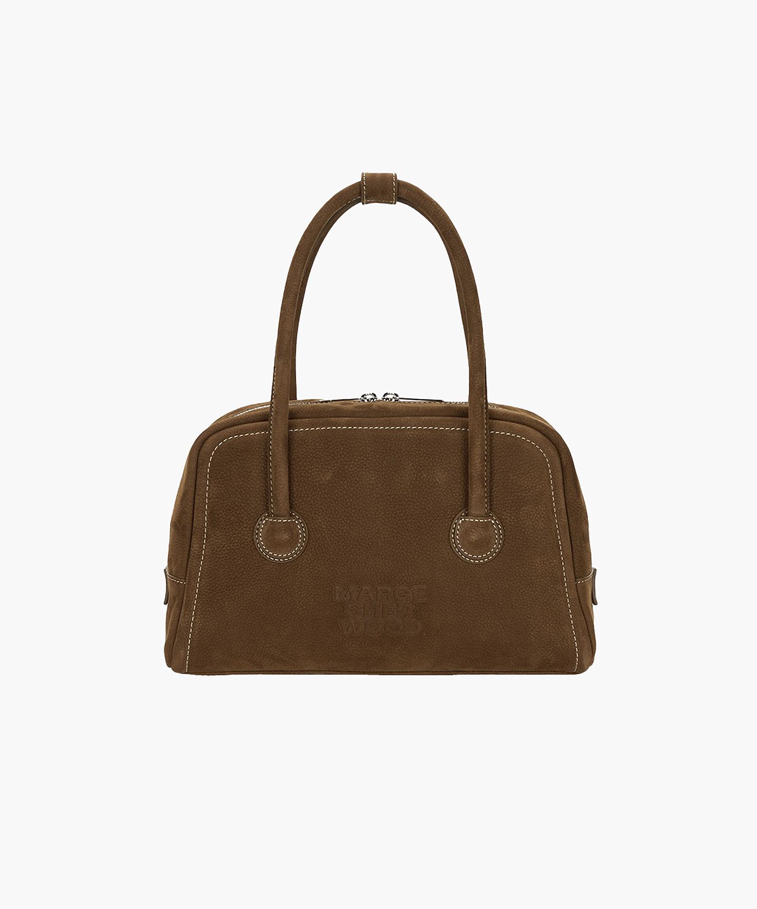 [Margesherwood] / ☆ DUMPLING TOTE / chestnut nubuck DUMPLING TOTE_chestnut nubuck – margesherwood