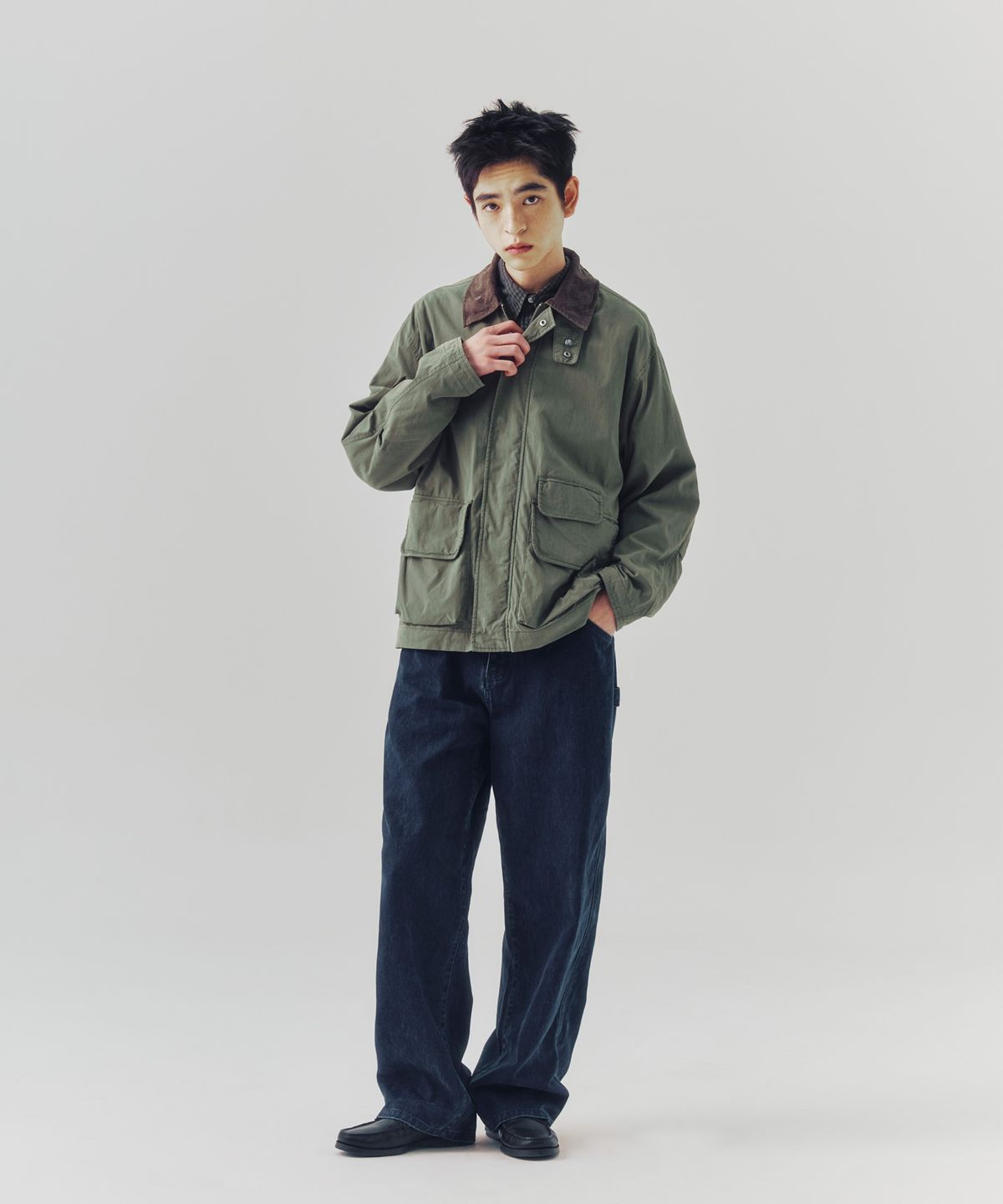 에스피오나지(ESPIONAGE) Hunting Blouson Jacket Olive