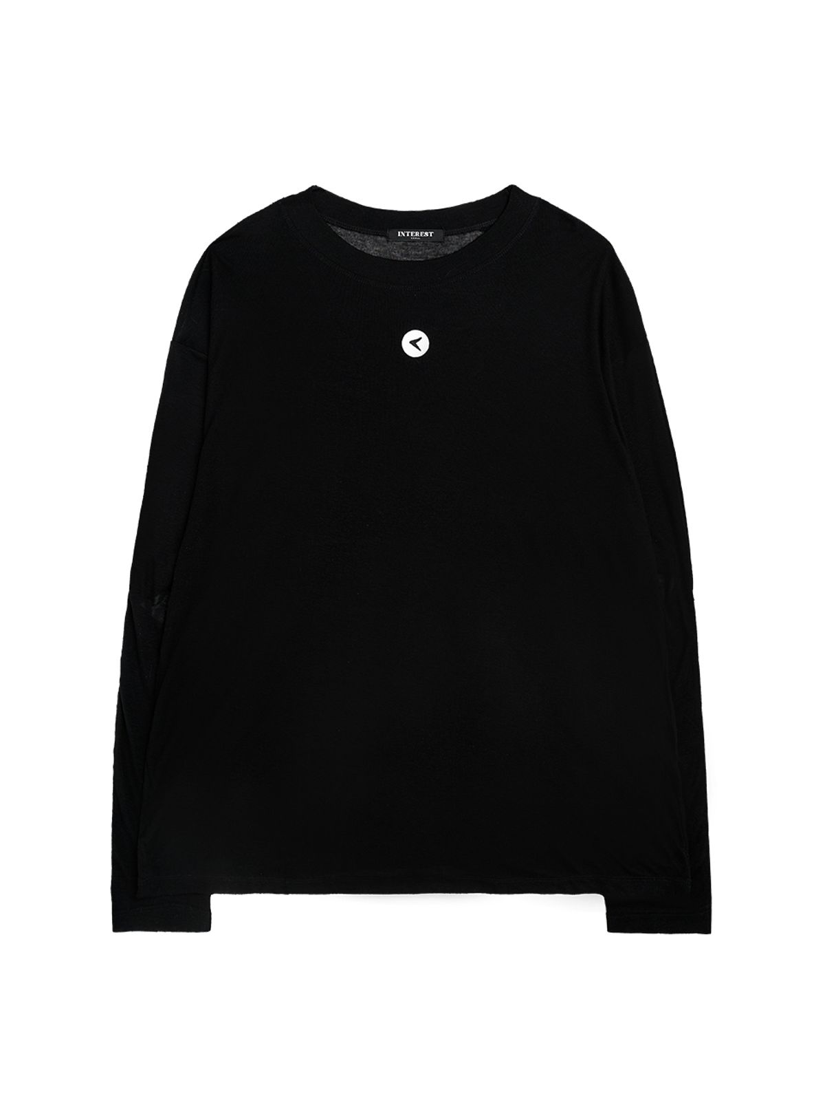 인터레스트(INTEREST) CUT OUT SLEELVE TOP_BLACK