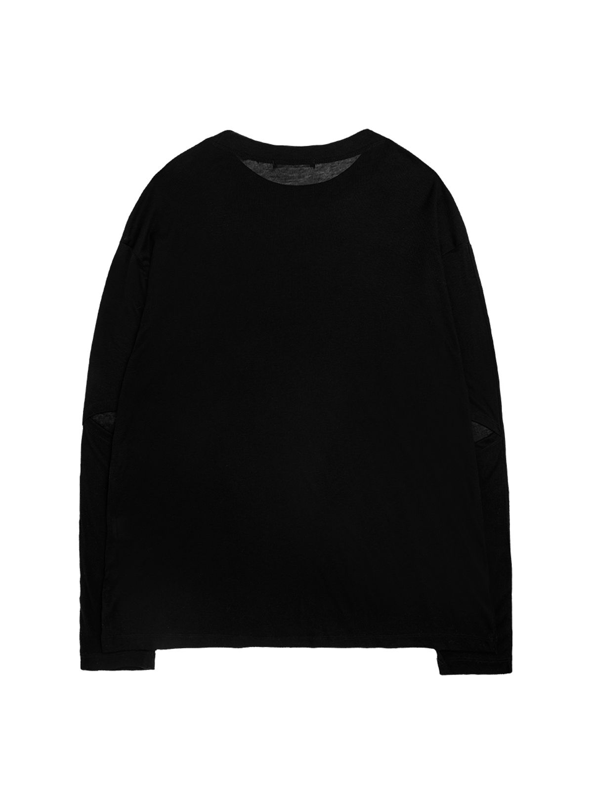 인터레스트(INTEREST) CUT OUT SLEELVE TOP_BLACK