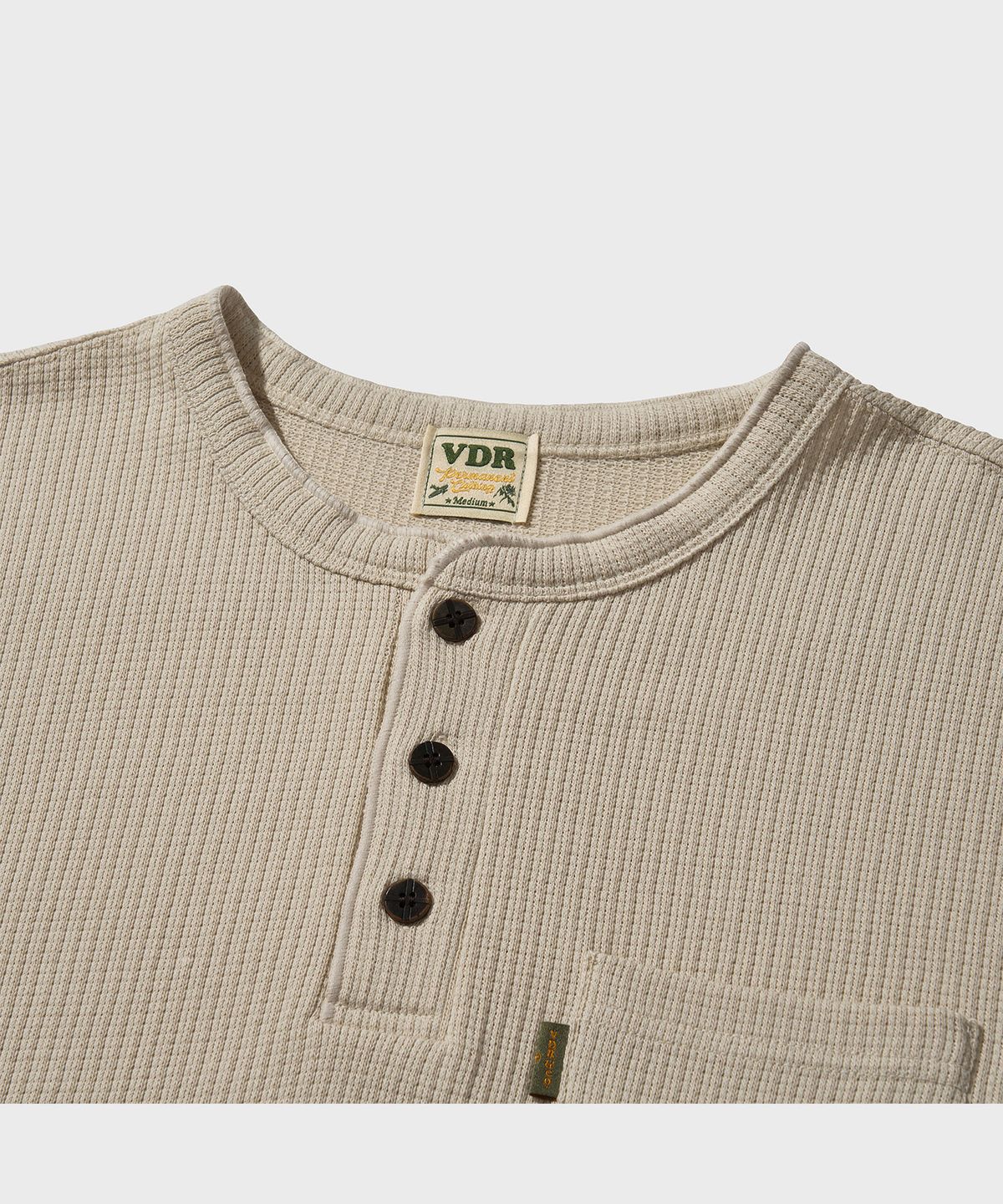 비디알(VDR) CLASSIC HENLYNECK LONG SLEEVE [Ivory]