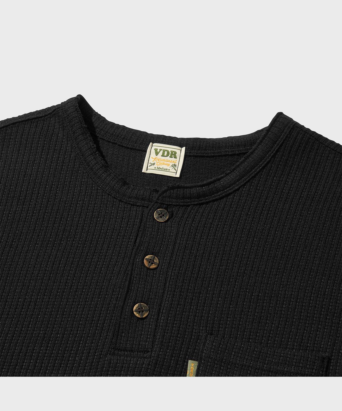 비디알(VDR) CLASSIC HENLYNECK LONG SLEEVE [Black]