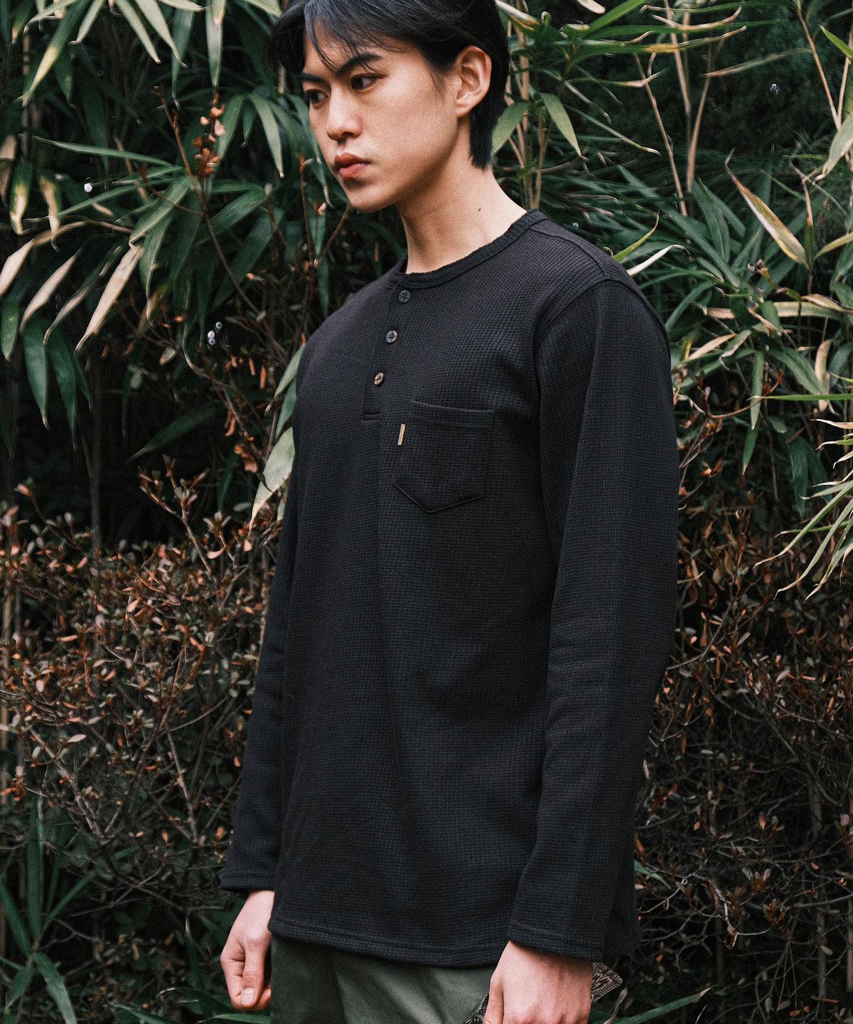 비디알(VDR) CLASSIC HENLYNECK LONG SLEEVE [Black]