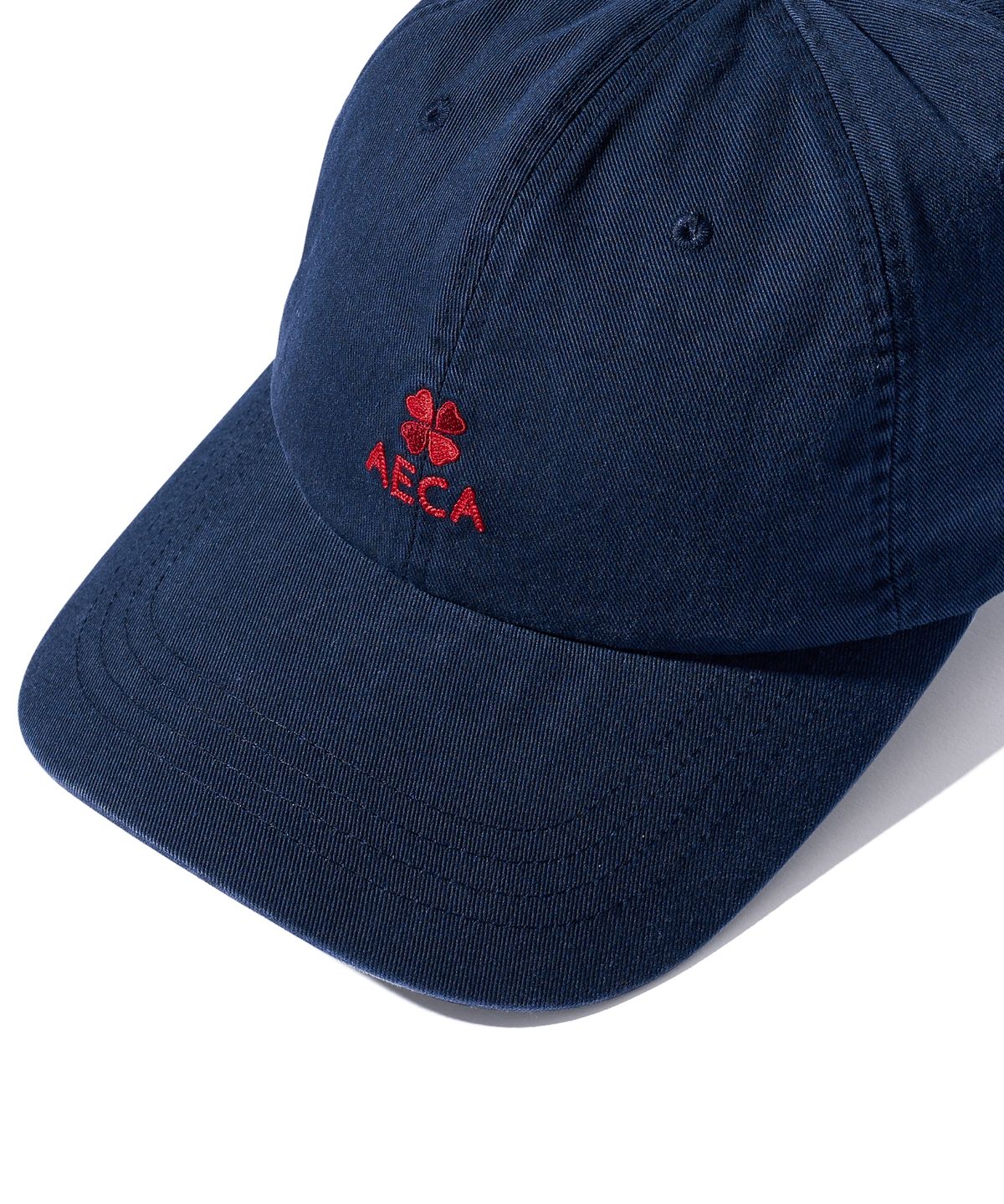 에이카화이트(AECA) AECA CLOVER LOGO CAP-NAVY