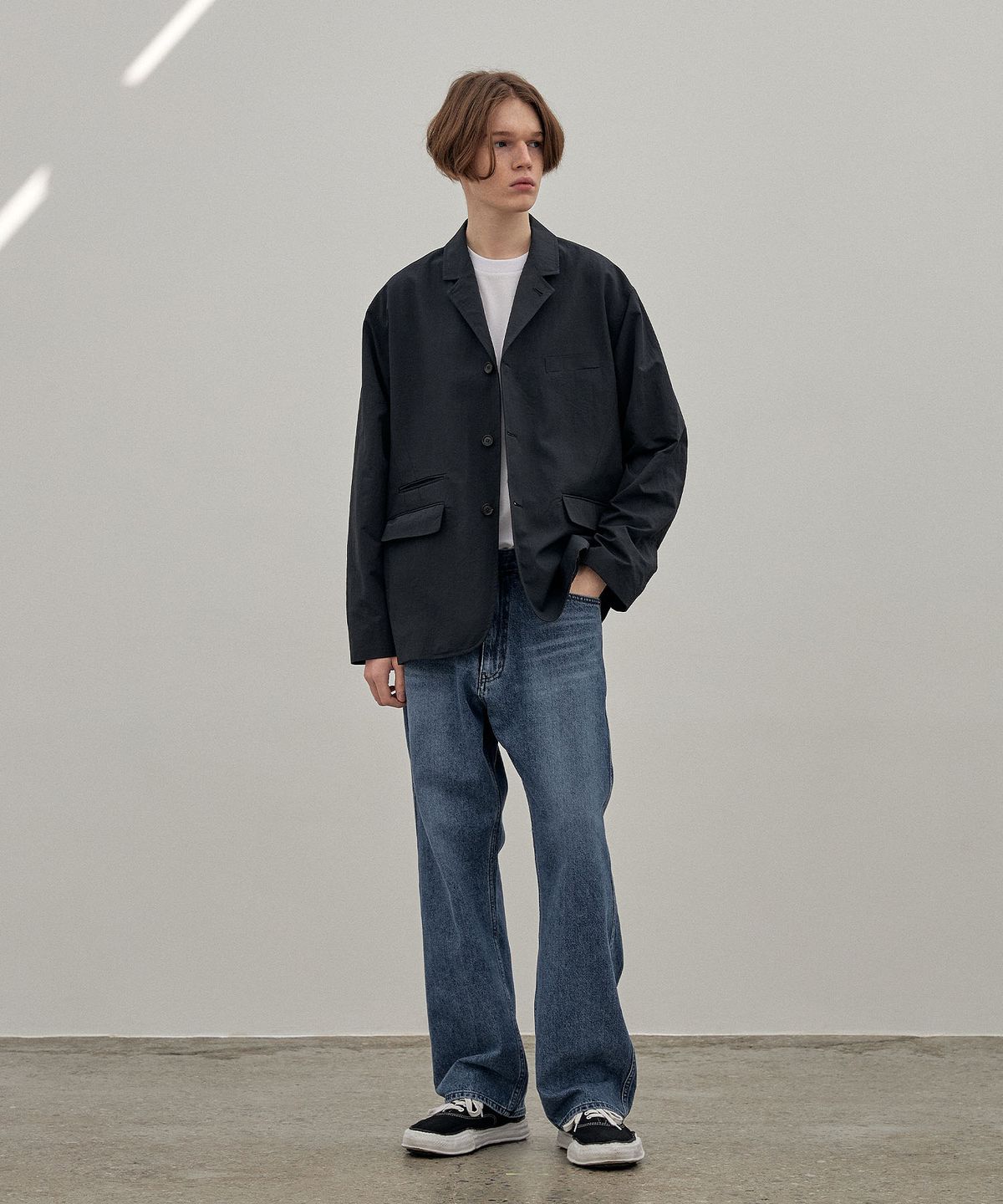 엔도어(ENDOOR) Isko wide denim pants (light blue)