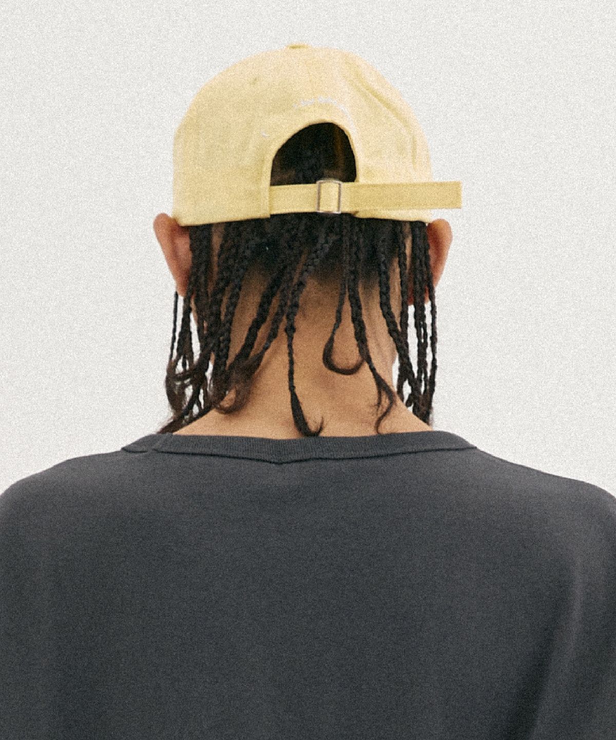 에이카화이트(AECA) AECA CLOVER LOGO CAP-LEMON