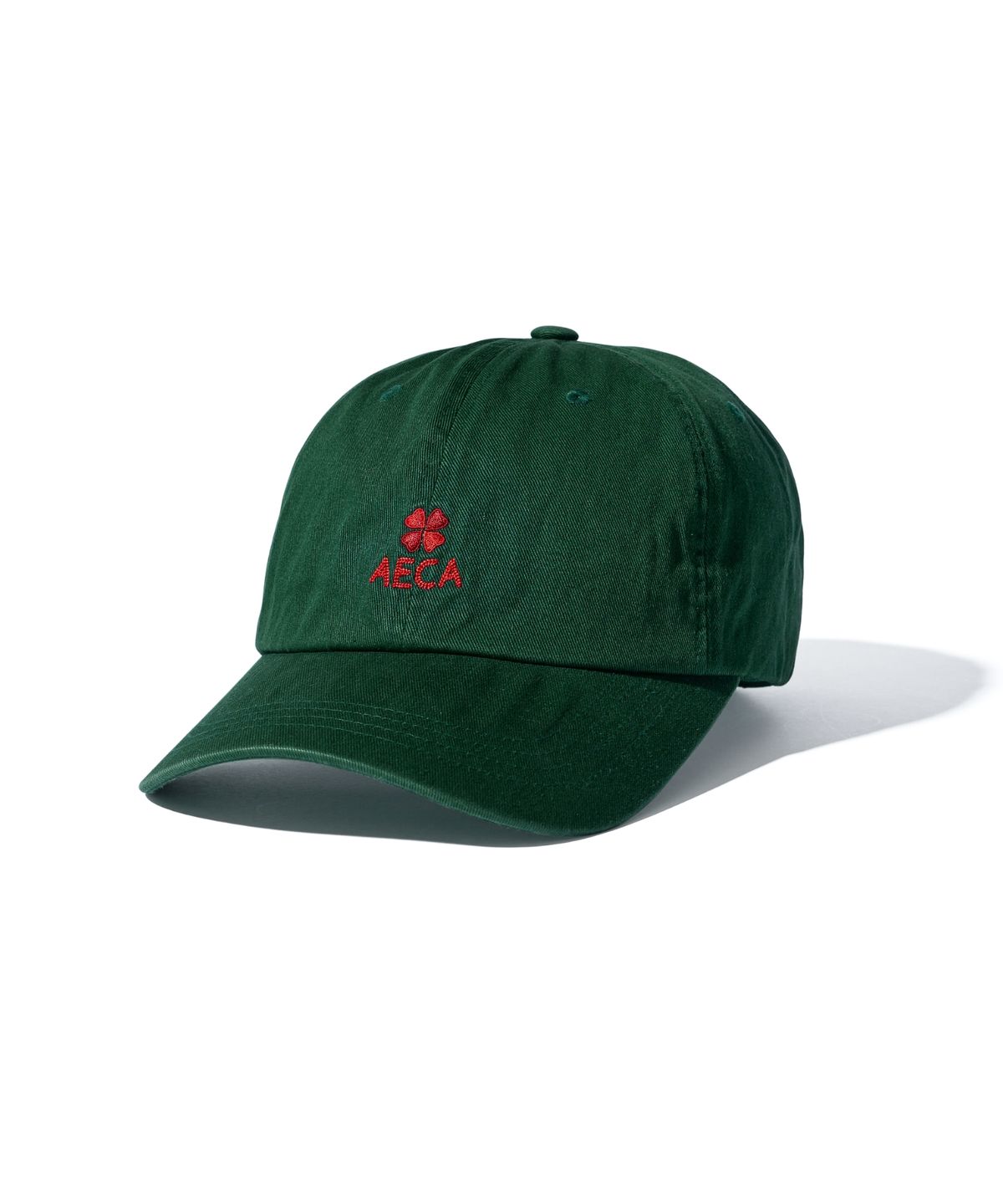에이카화이트(AECA) AECA CLOVER LOGO CAP-GREEN