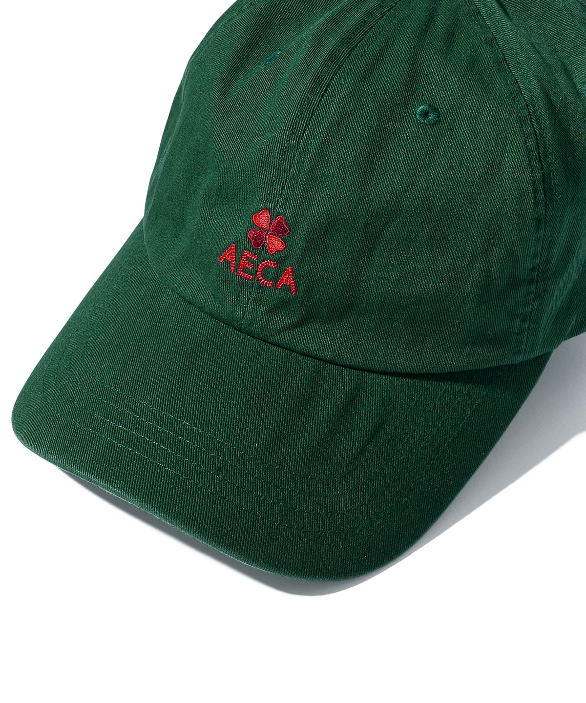 에이카화이트(AECA) AECA CLOVER LOGO CAP-GREEN