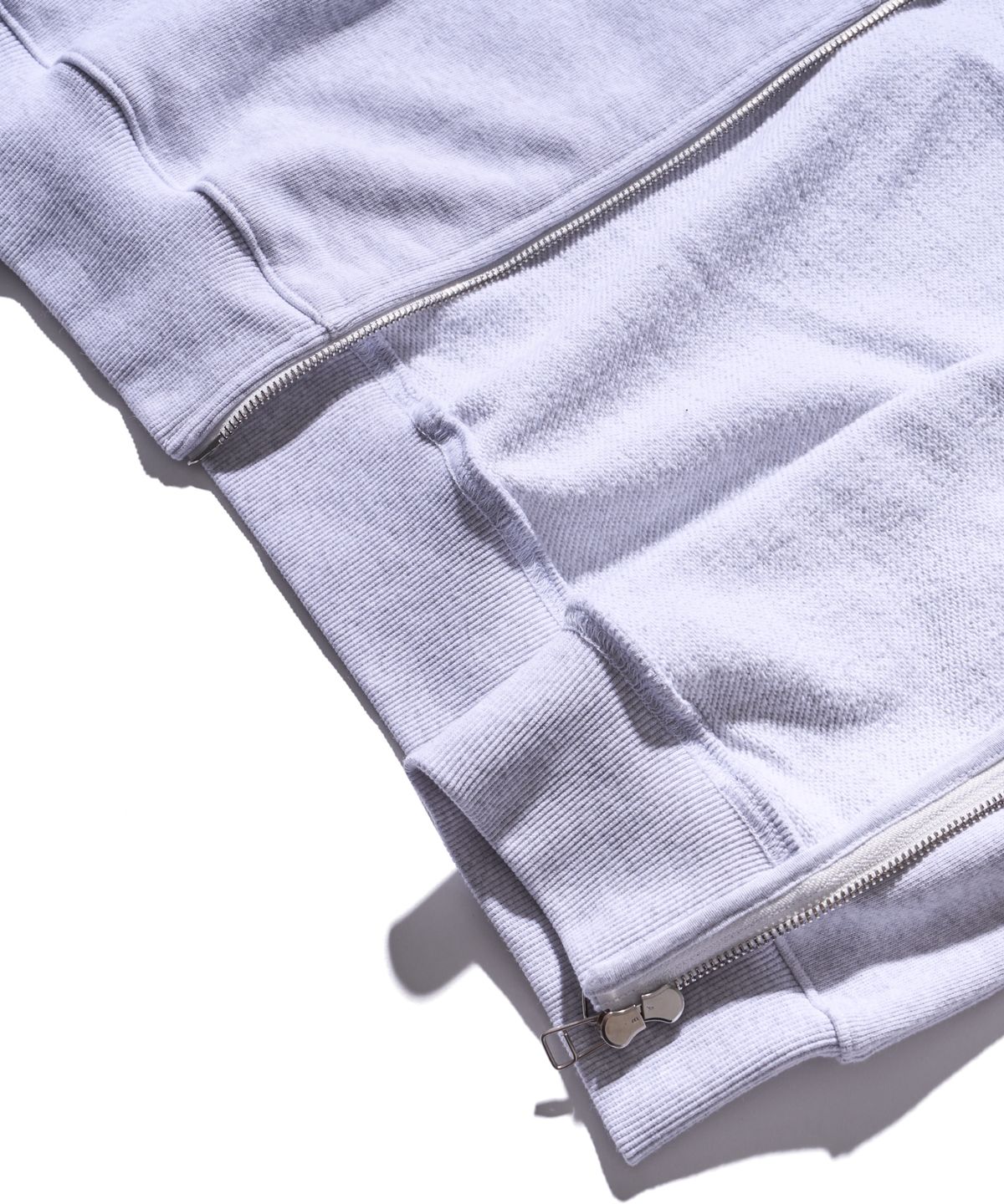 에이카화이트(AECA) EVERYDAY AECA CLOVER ZIP UP HOODIE-LIGHT GREY