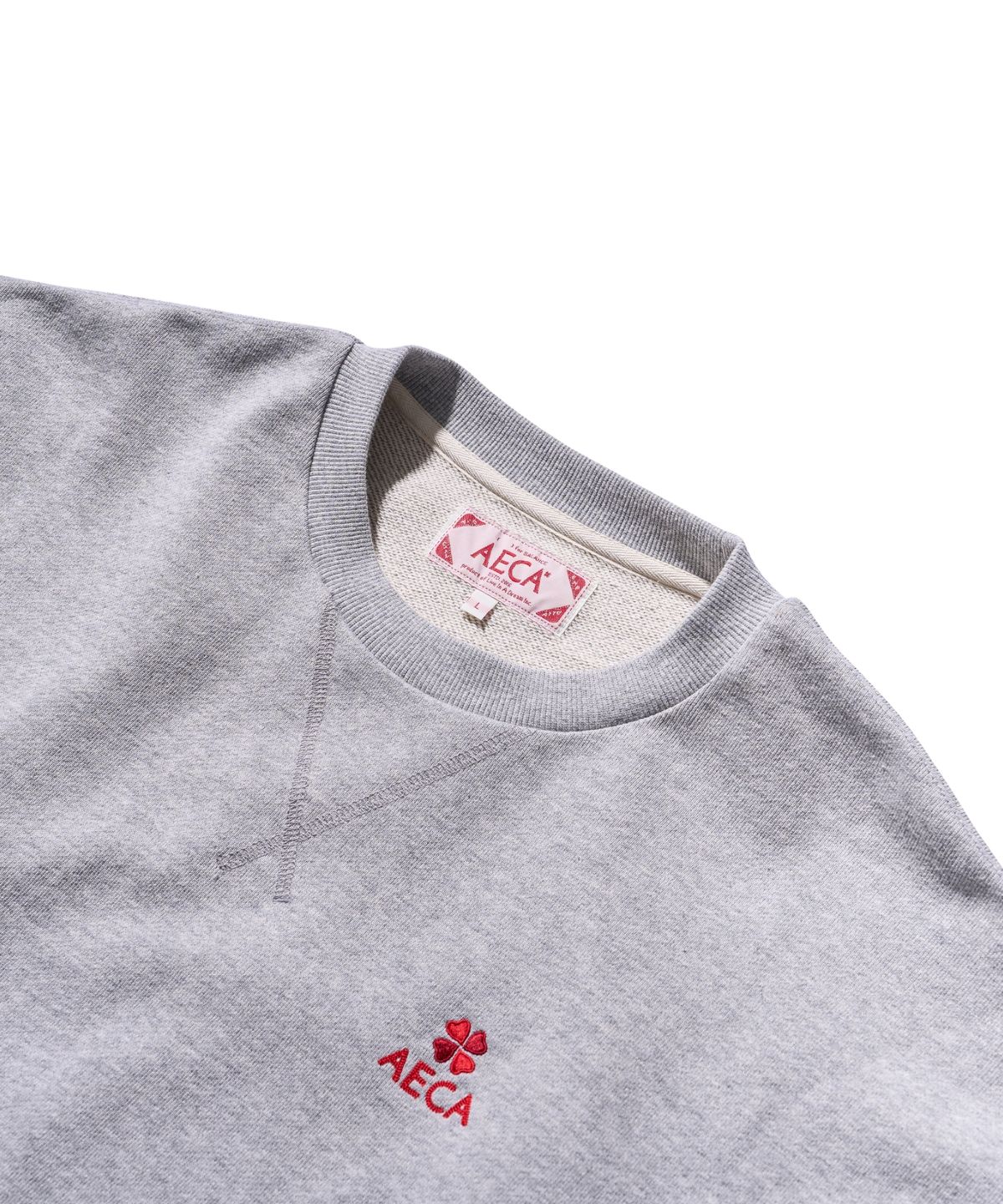 에이카화이트(AECA) EVERYDAY AECA CLOVER SWEAT SHIRTS-GREY