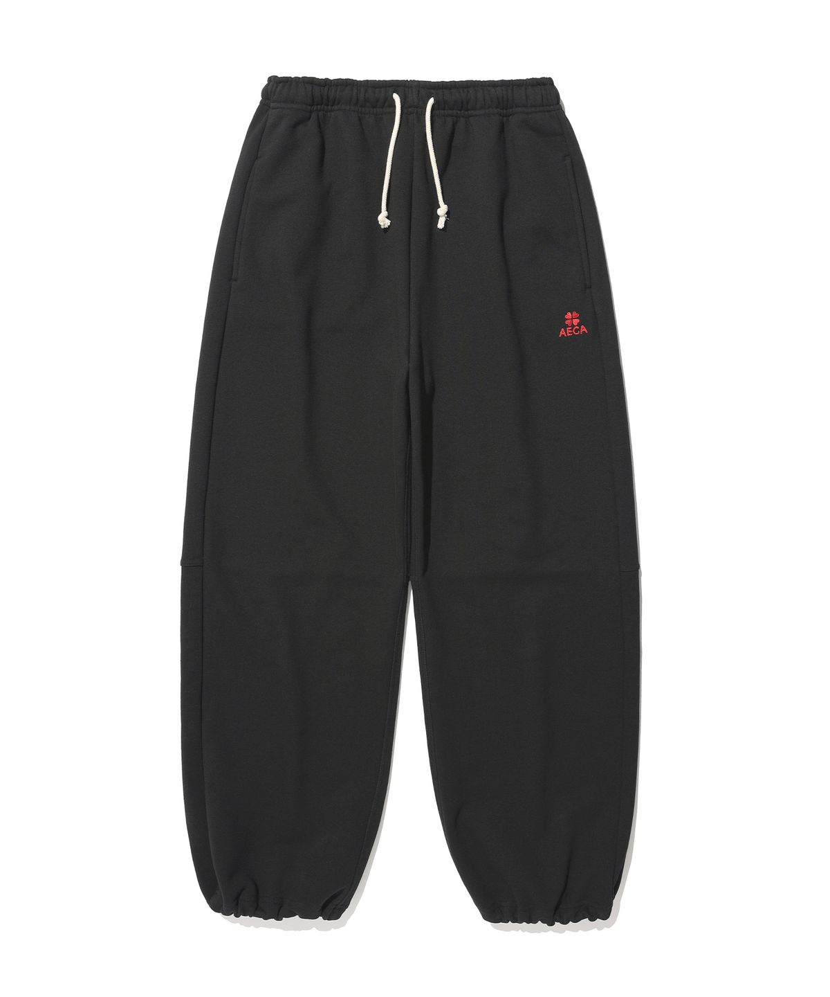 에이카화이트(AECA) EVERYDAY AECA CLOVER SWEAT PANTS-BLACK
