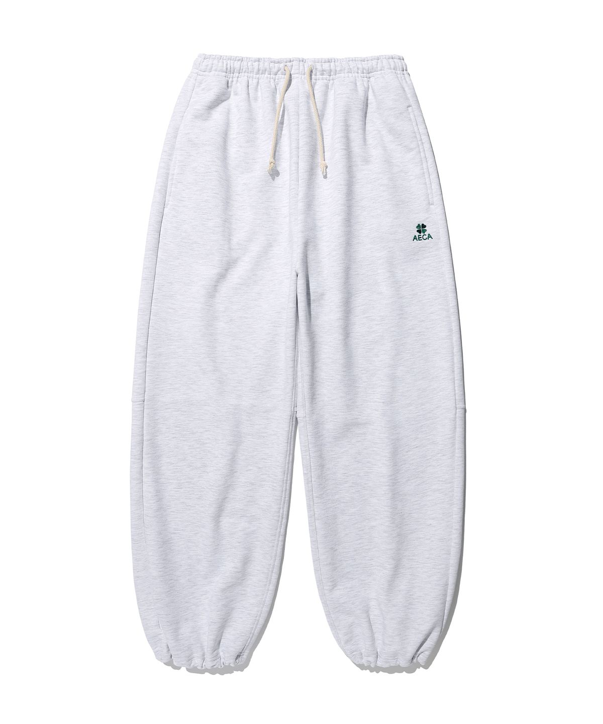 에이카화이트(AECA) EVERYDAY AECA CLOVER SWEAT PANTS-LIGHT GREY