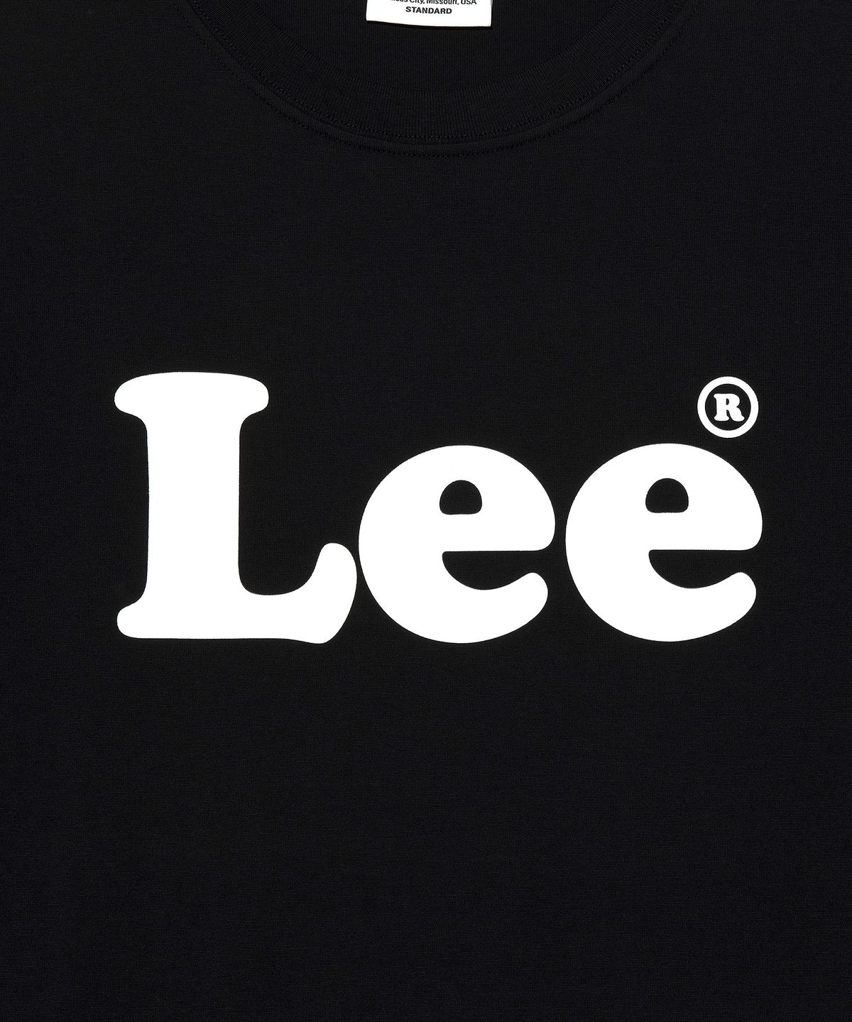 리(LEE) 빈티지 로고 티셔츠 블랙