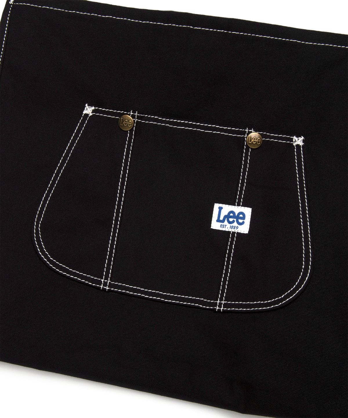 리(LEE) 빅 포켓 에코백 블랙
