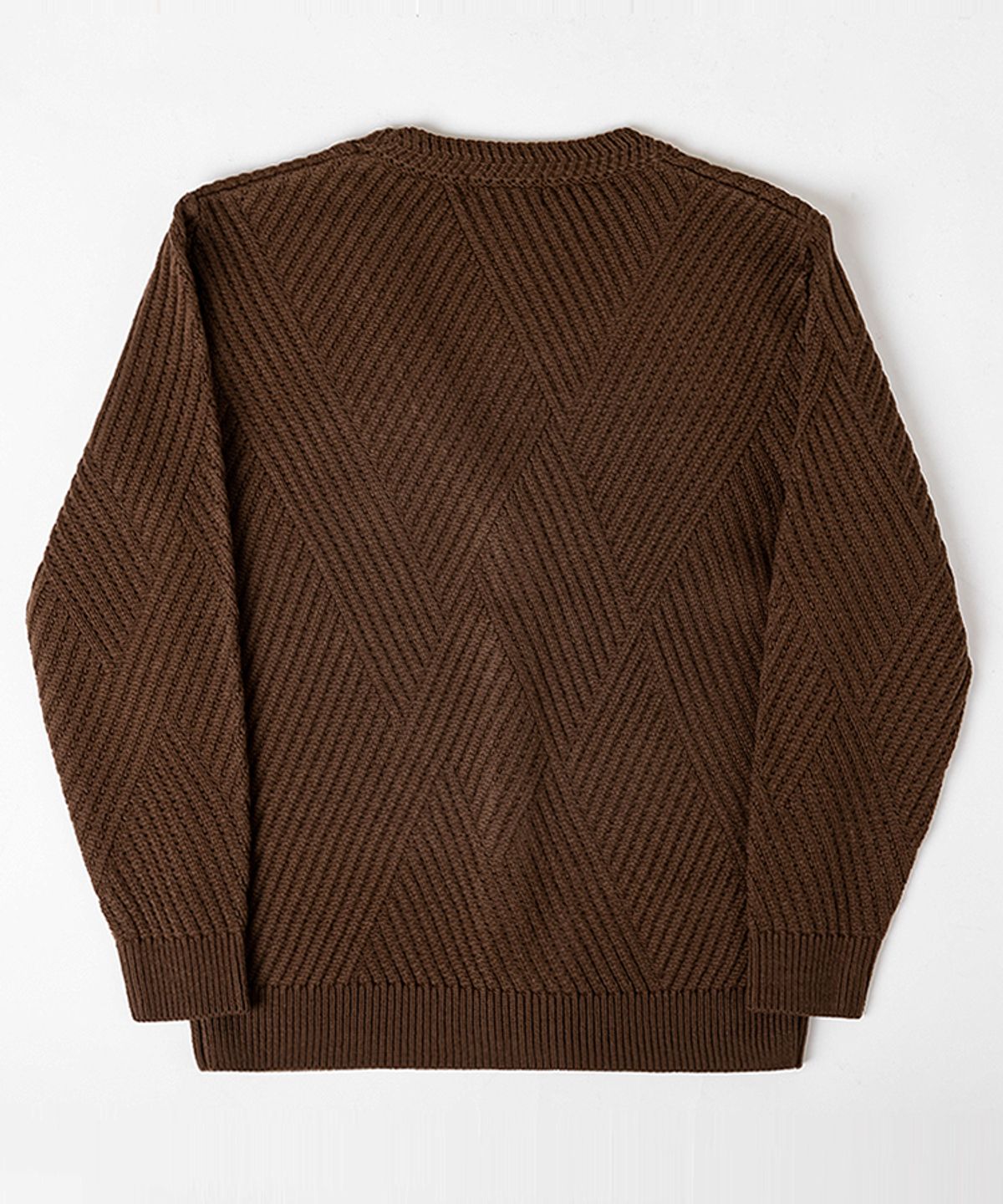 스트라이크(STRIKE) Multibutton Cardigan Knit (BROWN)