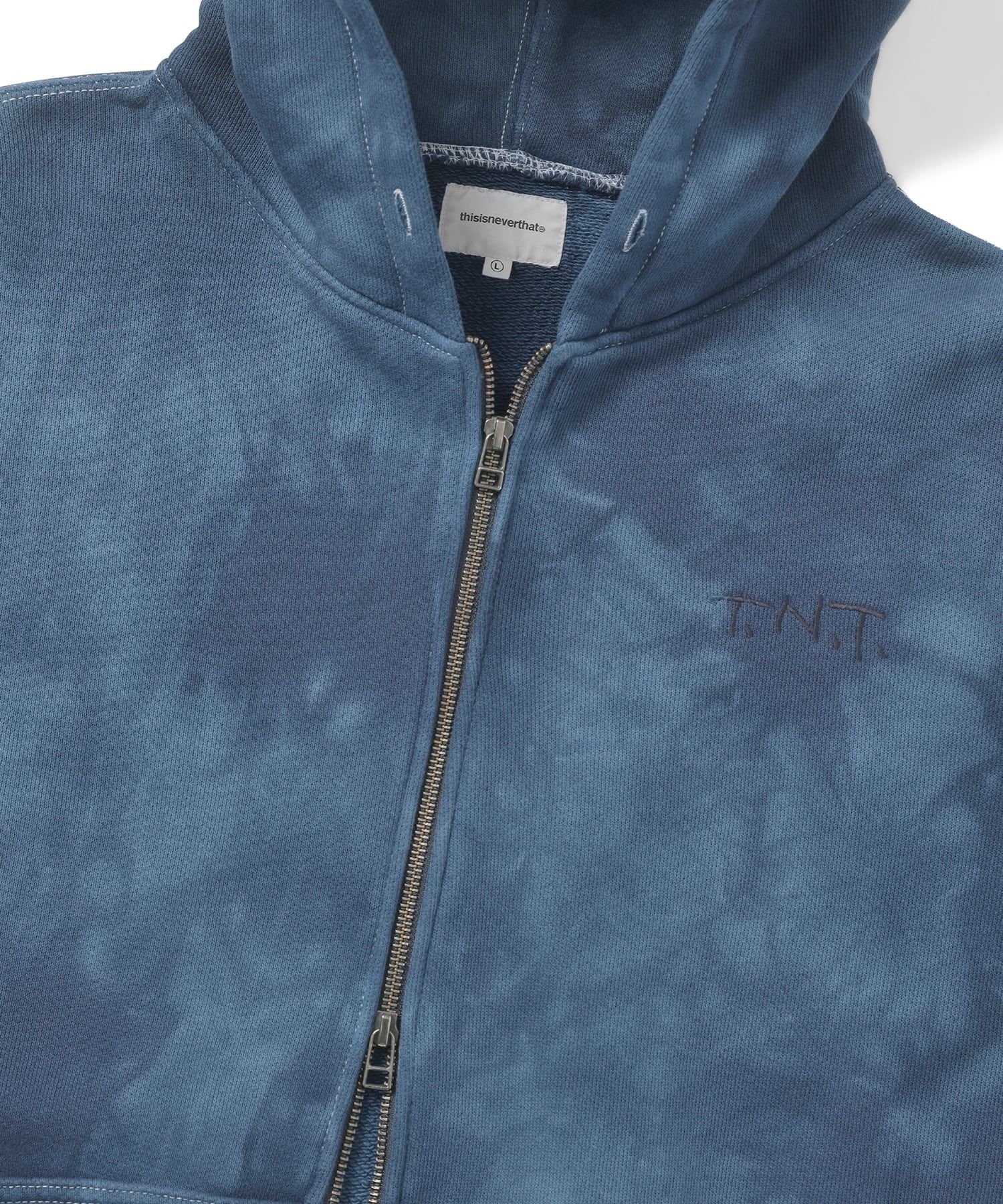 さらに100円引き◆thisisneverthat◆Uneven Dyed Zip Hoodie org.jpg