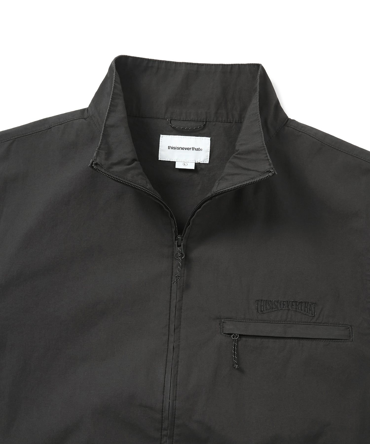 MUSINSA | thisisneverthat Floral Embroidered Jacket Black
