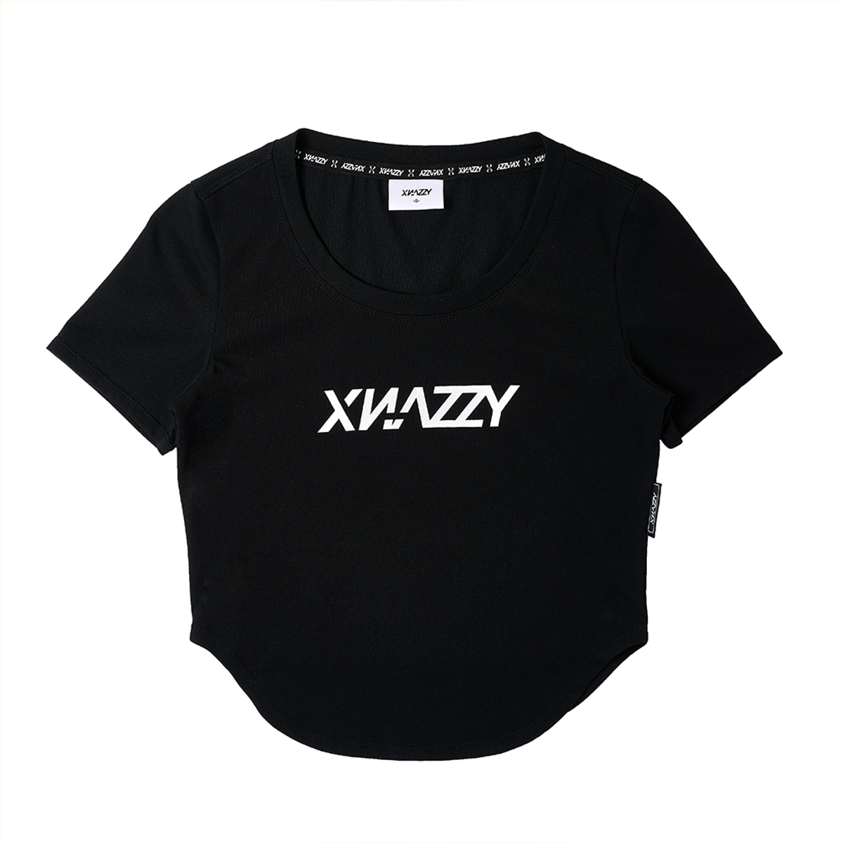 엑스네지(XNAZZY) 에어리스우먼 크롭티셔츠 XN22SPWTS01 BLACK