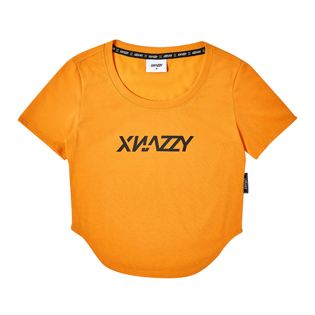 엑스네지(XNAZZY) 에어리스우먼 크롭티셔츠 XN22SPWTS01 ORANGE