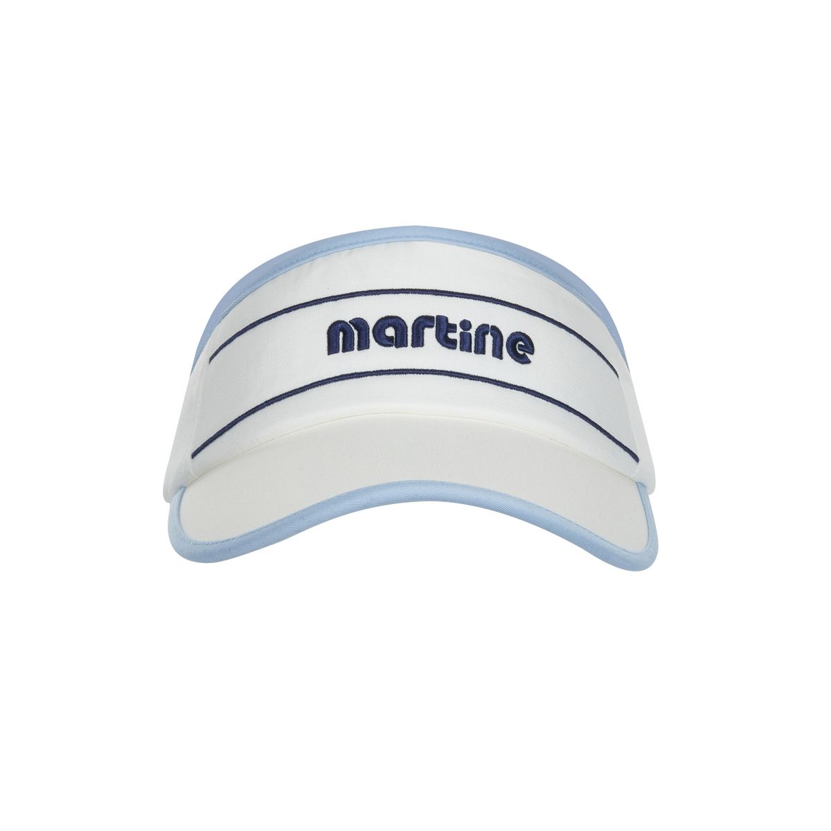 마틴골프(MARTINE GOLF) Ribbon Point Sunvisor_White