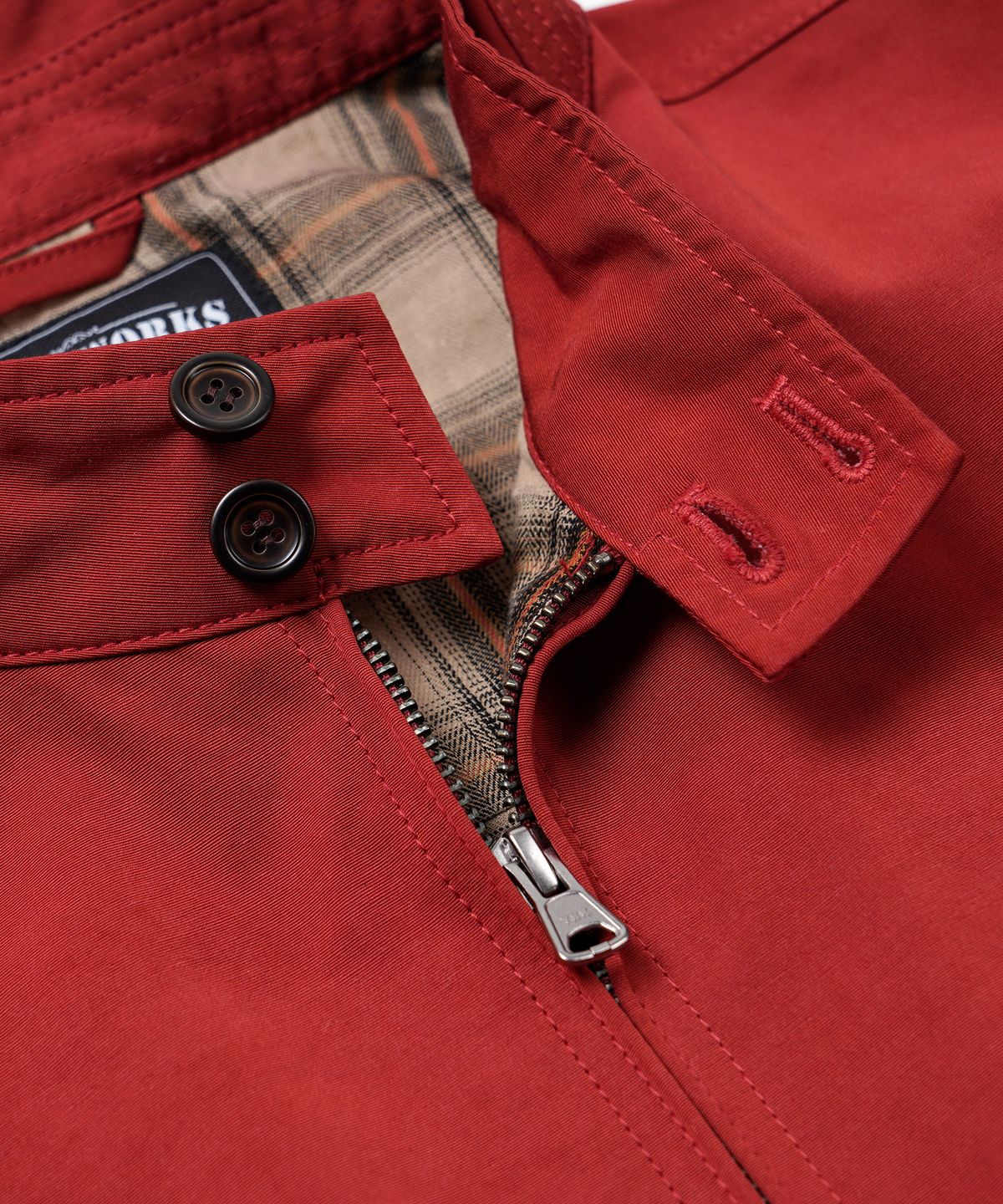 프리즘웍스(FRIZMWORKS) BUDDY HARRINGTON JACKET _ RED