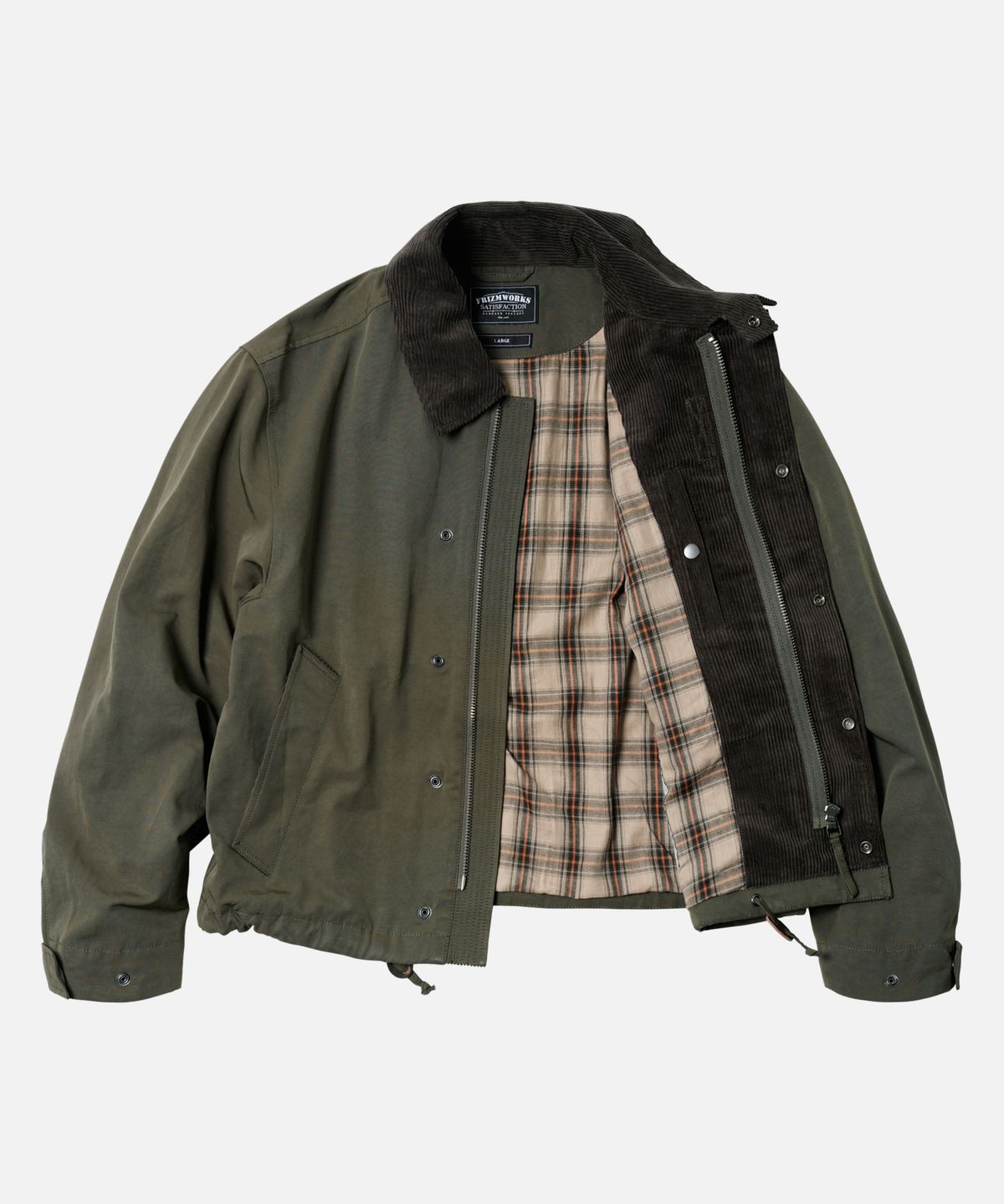 프리즘웍스(FRIZMWORKS) HERITAGE HUNTING JACKET 002 _ OLIVE