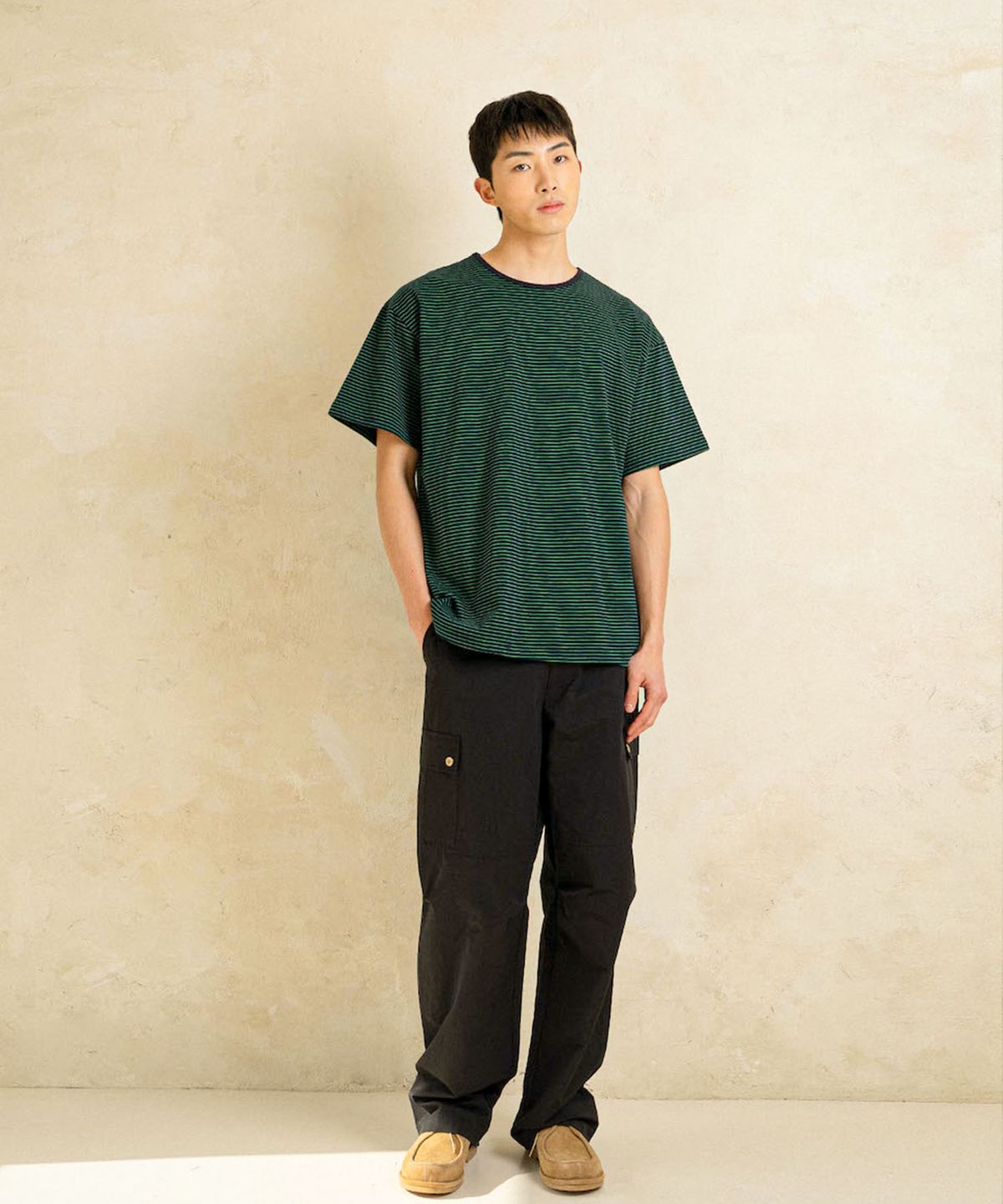 아우로(OURO) MULTI SNAP PANTS [ BLACK ]