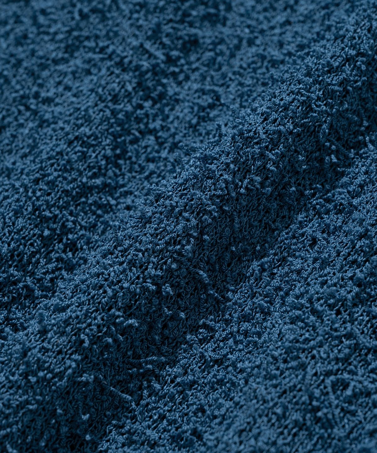 니티드(KNITTED) 테일 후디 니트  CLASSIC BLUE