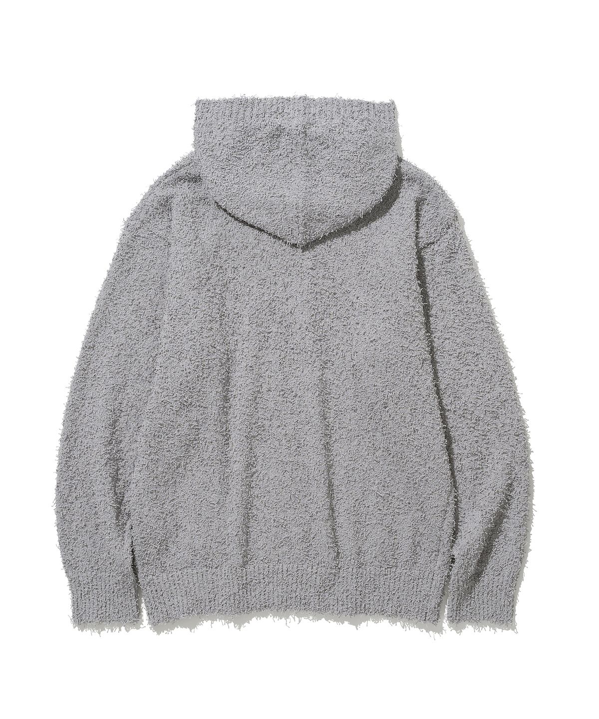 니티드(KNITTED) 테일 후디 니트 GREY
