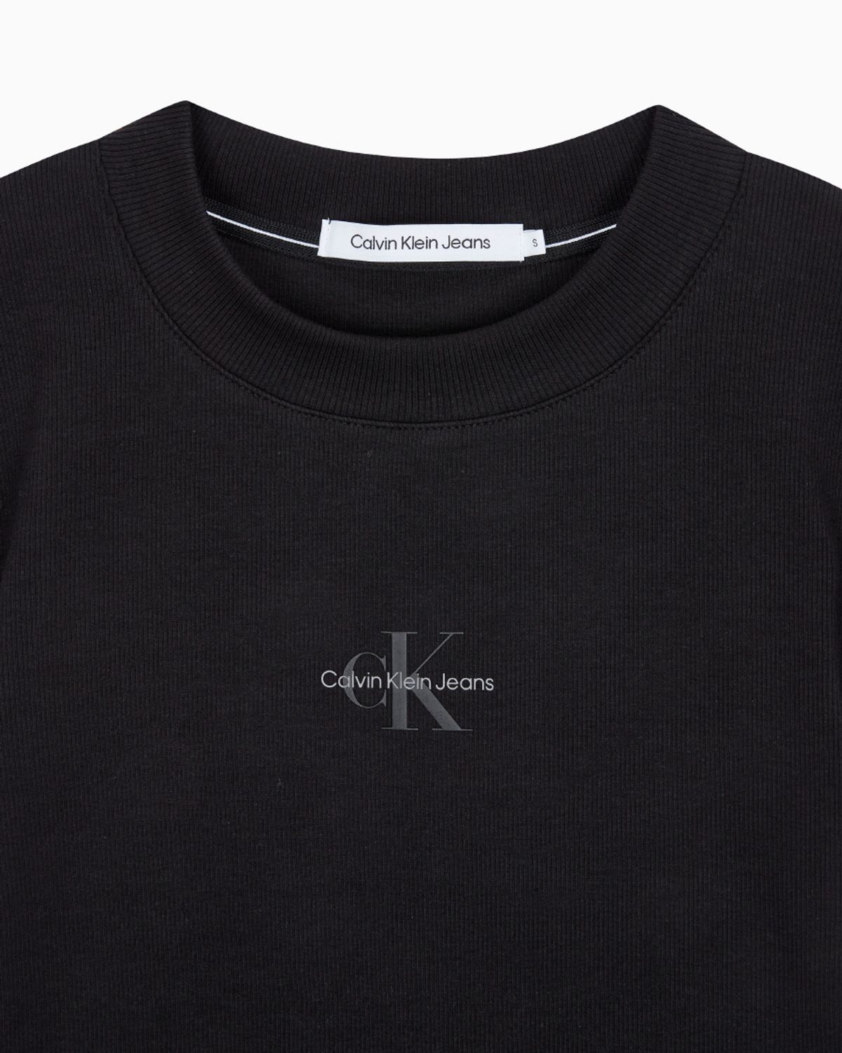 캘빈클라인 진(CALVIN KLEIN JEANS) 여성 모노그램 베이비 반팔 티셔츠 47AB802 UB1