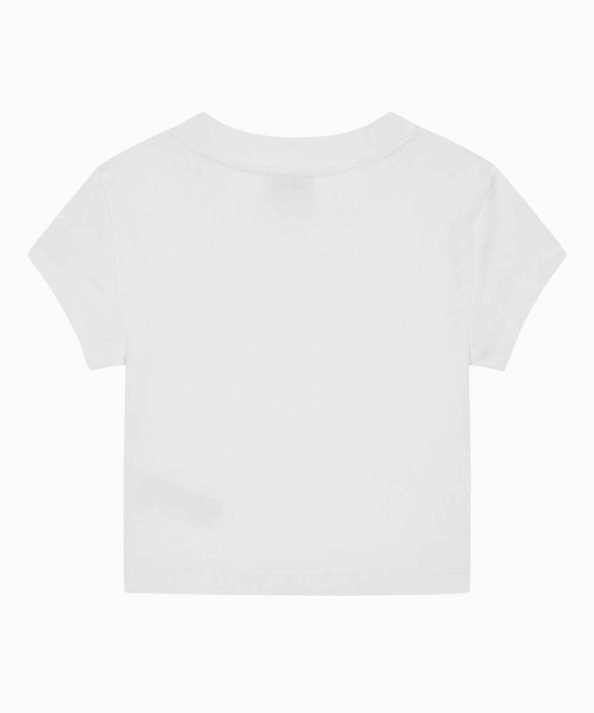 캘빈클라인 진(CALVIN KLEIN JEANS) 여성 모노그램 베이비 반팔 티셔츠 47AB802 YAA