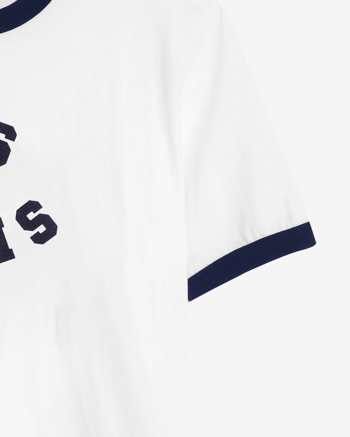 벌스데이수트(BIRTHDAYSUIT) RINGER T-SHIRT (OFF WHITE)