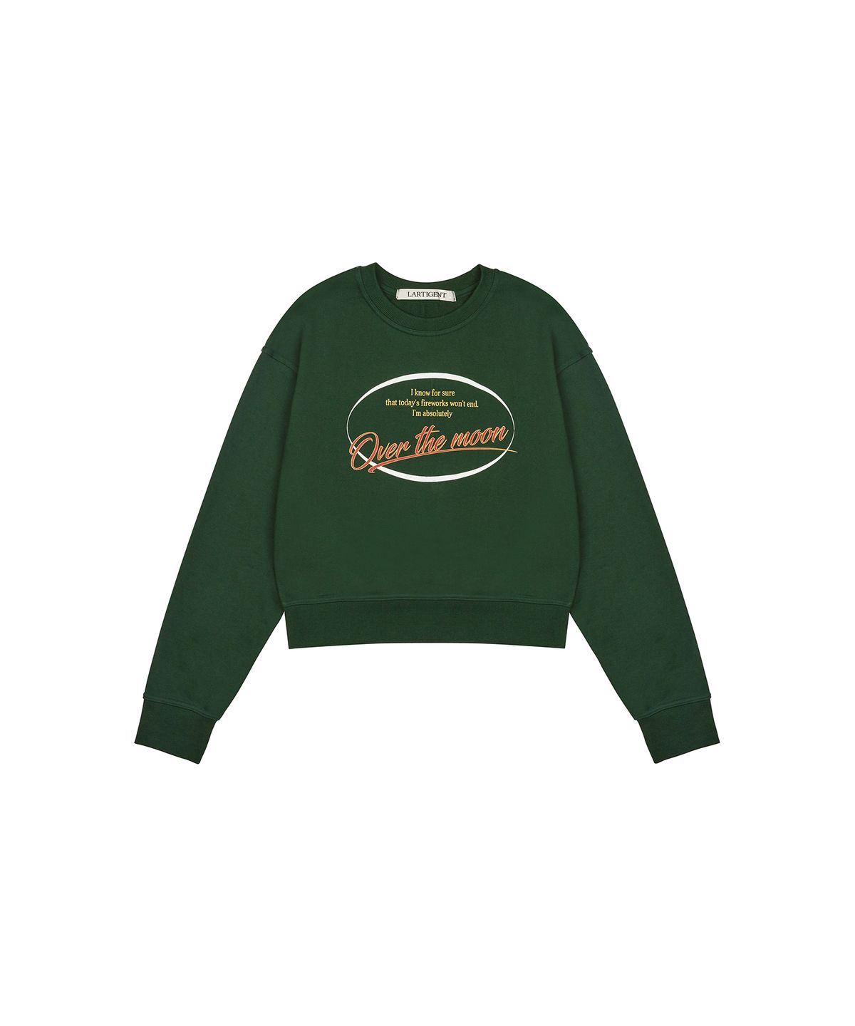 라티젠(LARTIGENT) L2 CIRCLE OVER SWEATSHIRT(GREEN)